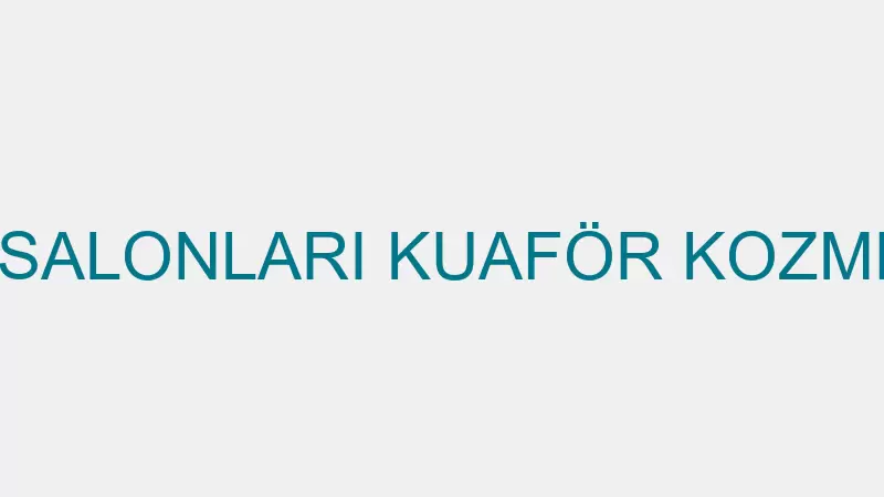 SESA GÜZELLİK SALONLARI KUAFÖR KOZMETİK SPOR KAFE