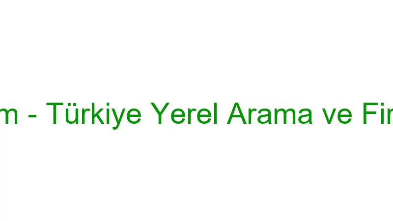 Bulurum.com - Türki̇ye Yerel Arama Ve Fi̇rma Rehberi̇