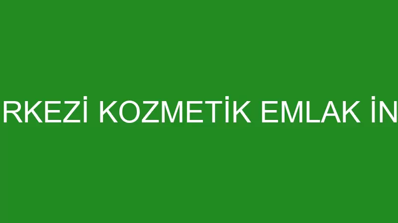 RD GÜZELLİK MERKEZİ KOZMETİK EMLAK İNŞAAT GAYRİMEN