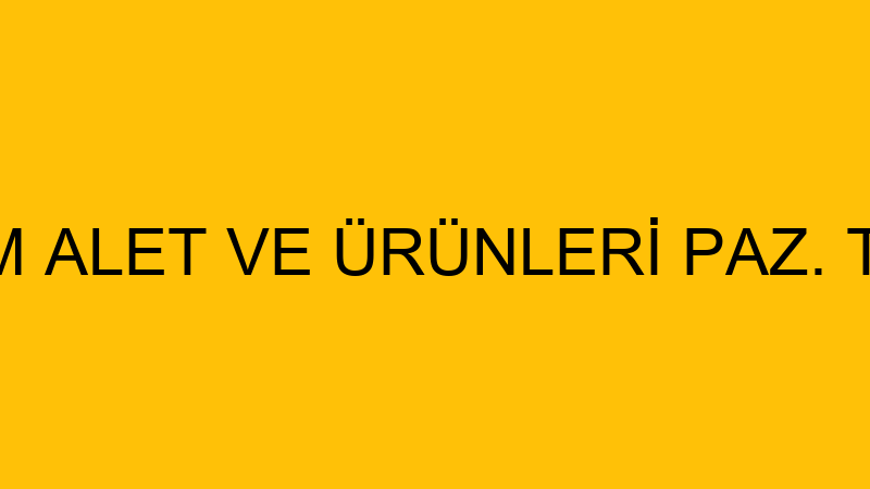 YEN-SAN TARIM ALET VE ÜRÜNLERİ PAZ. TİCARET LİMİTE