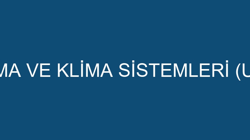 İdeal Isıtma Ve Kli̇ma Si̇stemleri̇ (Uğur Cengi̇z) logosu