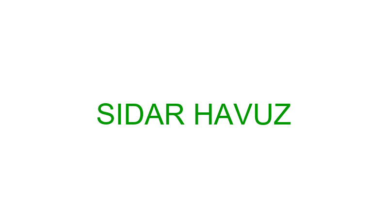 SIDAR HAVUZ