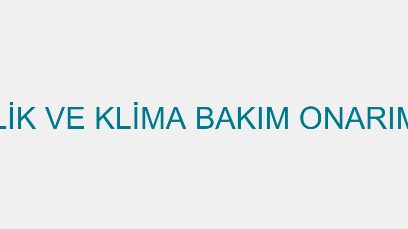 BELTEM TEMİZLİK VE KLİMA BAKIM ONARIMI NECATİ BULU