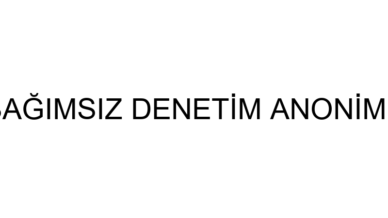 TENET BAĞIMSIZ DENETİM ANONİM ŞİRKETİ