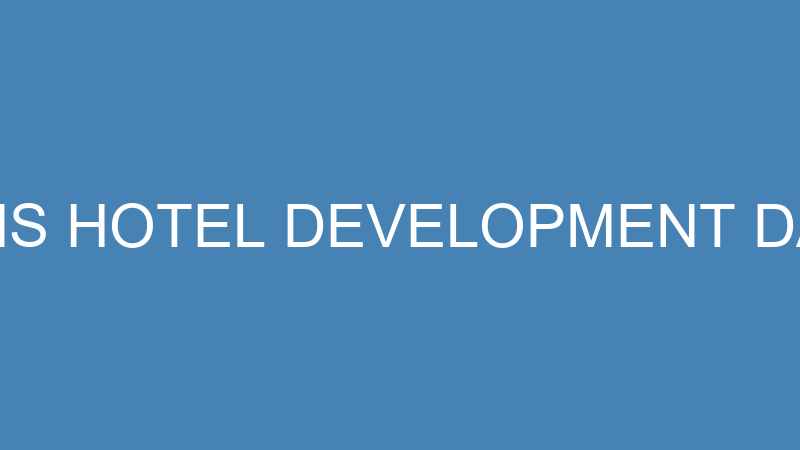 CENK ERCİNS HOTEL DEVELOPMENT DANIŞMANLIK