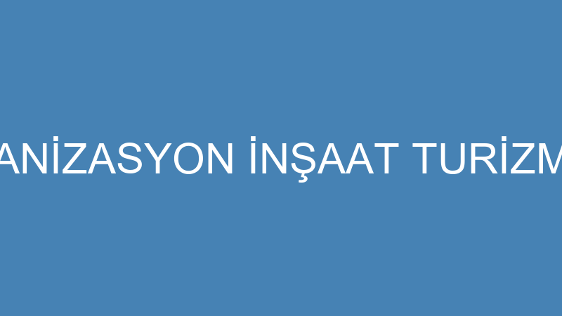 MAKSİMUM ORGANİZASYON İNŞAAT TURİZM HAVAYİ FİŞEK T