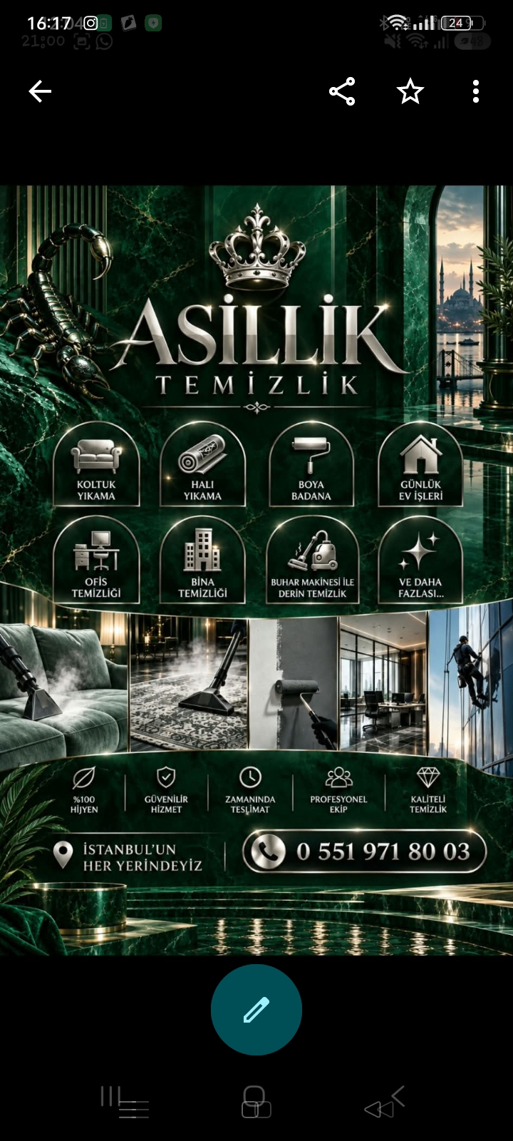 İstanbul genelinde hizmet vermekteyim 
