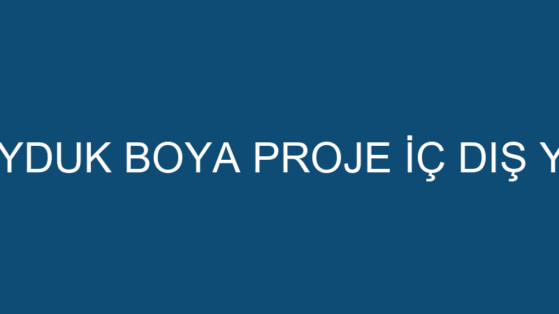 Ayduk Yapı - Ayduk Boya Proje İç Dış Yapı Dekorasy logosu