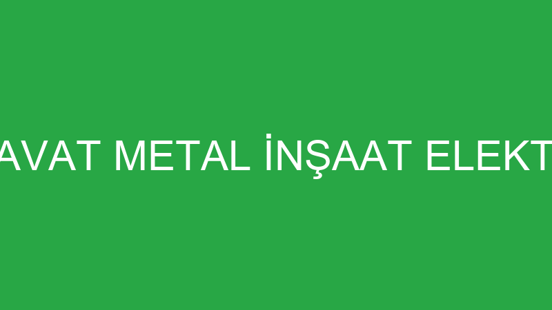 KILIÇTAŞ HIRDAVAT METAL İNŞAAT ELEKTRİK PLASTİK Tİ