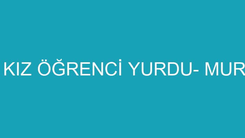 KONAK KIZ ÖĞRENCİ YURDU- MURAT BAŞ - Yüzde Yüz Şans Oyunları Gıda Sanayi̇ Ve Ti̇caret Li̇m -  