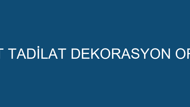 Qİ GROUP İNŞAAT TADİLAT DEKORASYON ORGANİZASYON SA