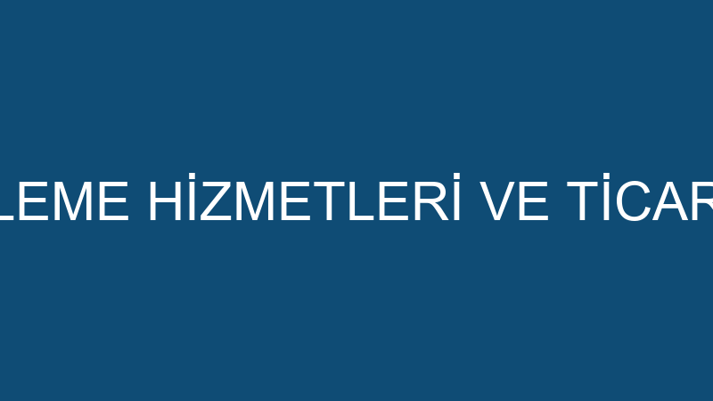 RYC KOLTUK TEMİZLEME HİZMETLERİ VE TİCARET LİMİTED ŞİRKETİ