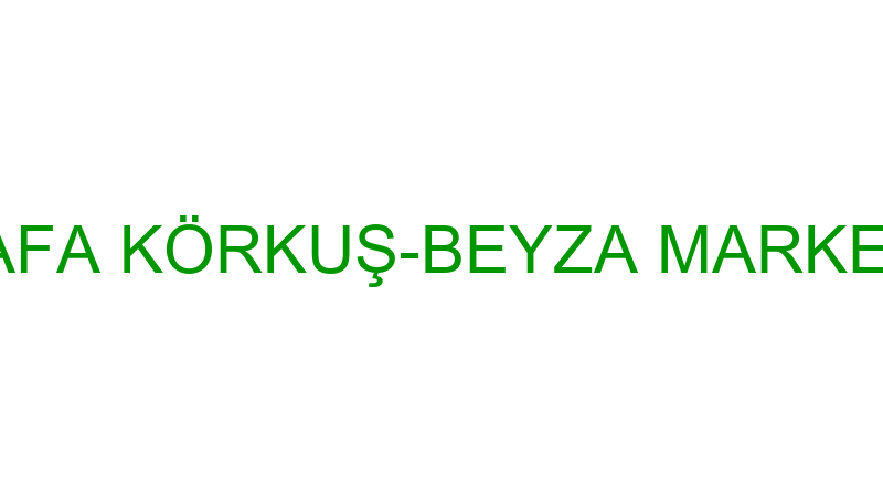 MUSTAFA KÖRKUŞ-BEYZA MARKETÇİLİK
