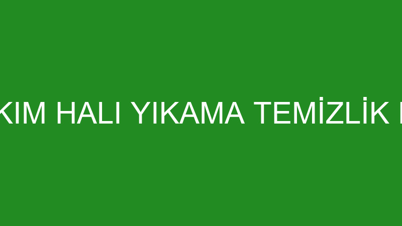 ÇAĞRI OTO BAKIM HALI YIKAMA TEMİZLİK HİZMETLERİ SU
