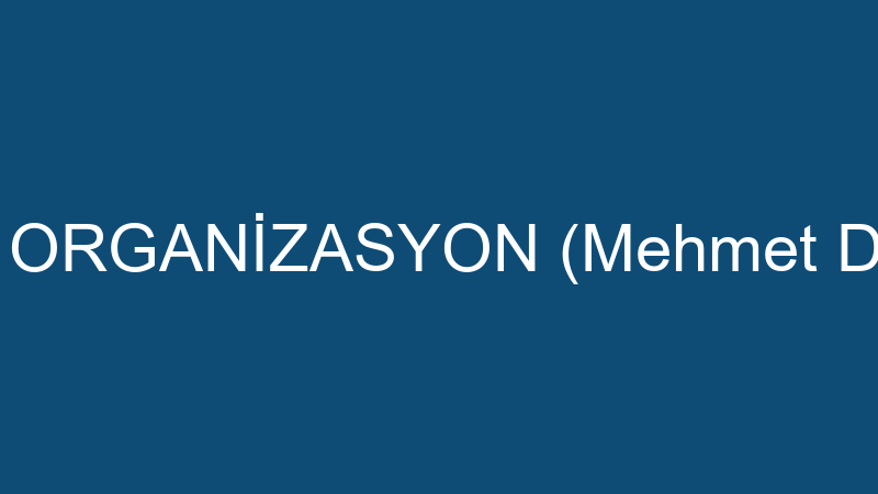 HİLAL ORGANİZASYON (Mehmet Dursun)