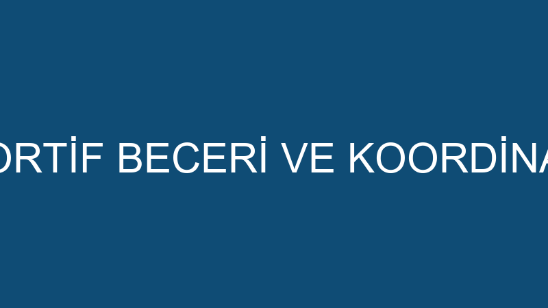 KIDS SPORT SPORTİF BECERİ VE KOORDİNASYON EĞİTİM M
