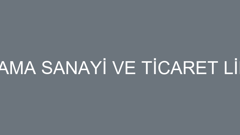MİKRON İLAÇLAMA SANAYİ VE TİCARET LİMİTED ŞİRKETİ