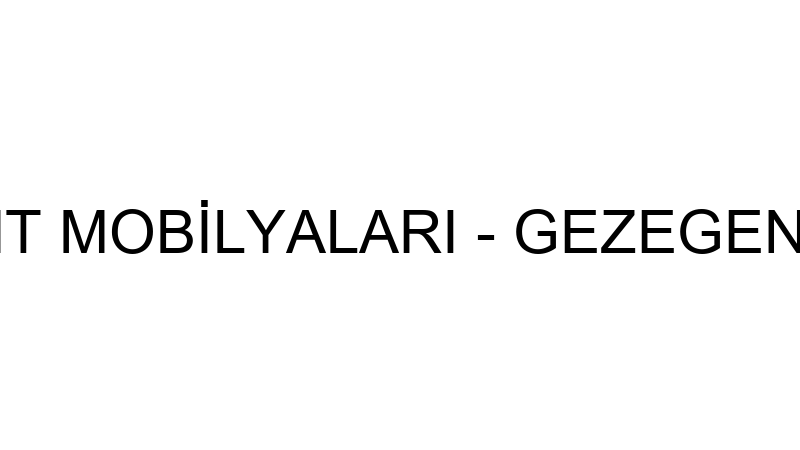 GEZEGEN X KENT MOBİLYALARI - GEZEGEN X KENT MOBİLY