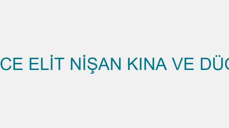 HENNA PALACE ELİT NİŞAN KINA VE DÜĞÜN SALONU