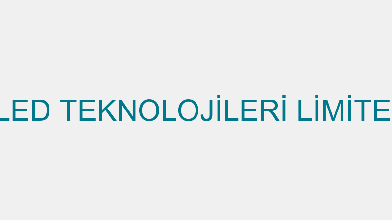 POİNTPX LED TEKNOLOJİLERİ LİMİTED ŞİRKETİ