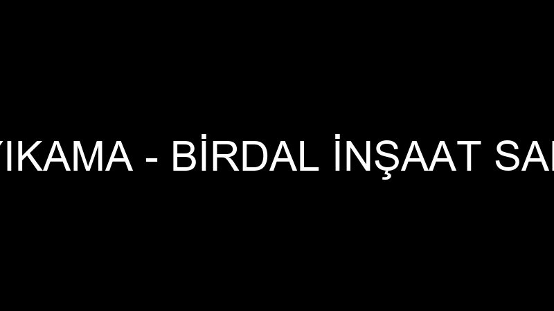 NOKTA HALI YIKAMA - BİRDAL İNŞAAT SAN.TİC.LTD.ŞTİ.