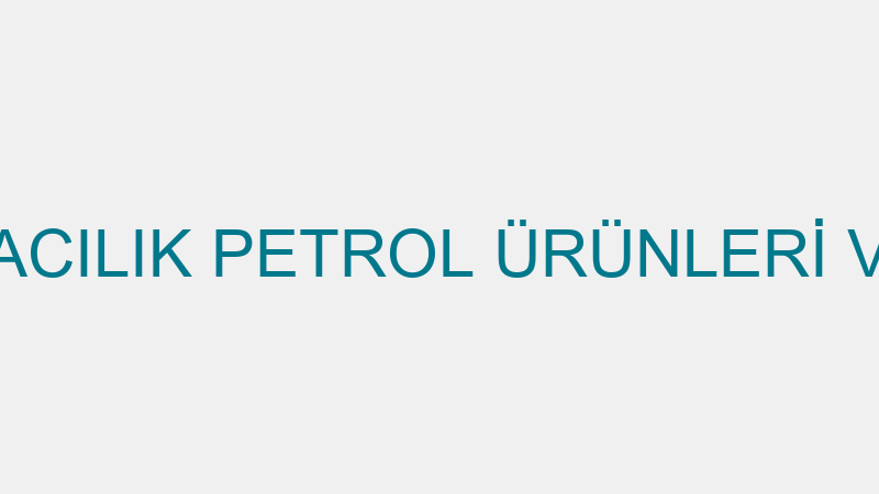 EĞİTMEN HURDACILIK PETROL ÜRÜNLERİ VE DAYANIKLI TÜ