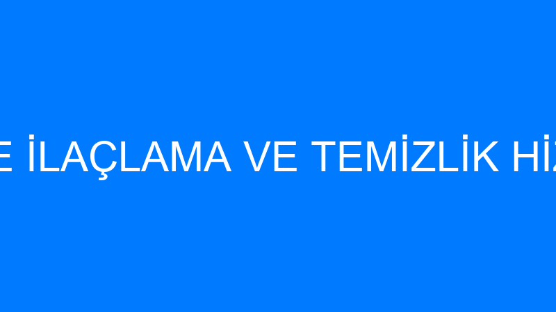 NOBUG HAŞERE İLAÇLAMA VE TEMİZLİK HİZMETLERİ LİMİT