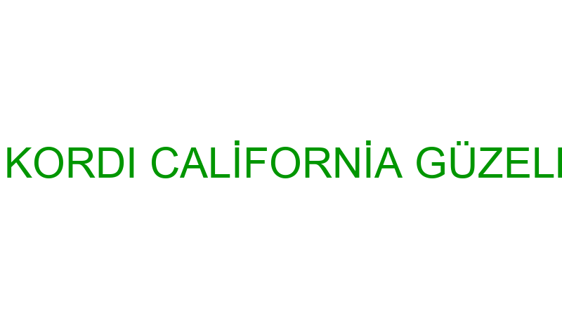 SHAHRYAR KORDI CALİFORNİA GÜZELLİK SALONU