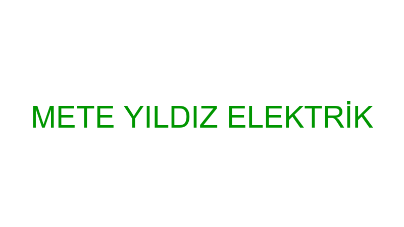 METE YILDIZ ELEKTRİK