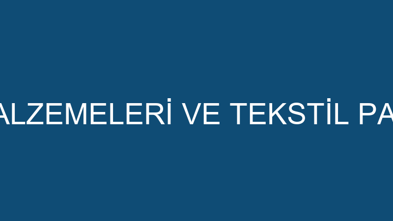 TUTEKS SPOR MALZEMELERİ VE TEKSTİL PAZARLAMA SANAY