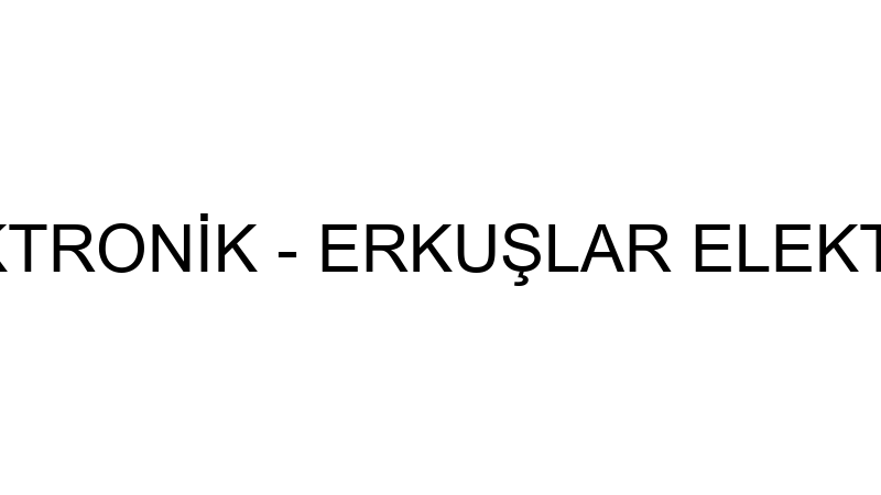 ERKUŞLAR ELEKTRONİK - ERKUŞLAR ELEKTRONİK TURİZM İ