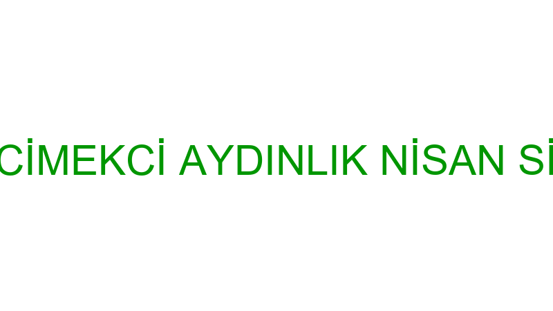 BURCU MERCİMEKCİ AYDINLIK NİSAN SİGORTACILIK