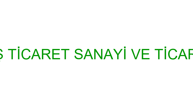 ALCİ İÇ VE DIŞ TİCARET SANAYİ VE TİCARET LİMİTED Ş