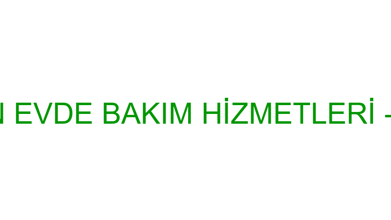 ÖZEL GÜNAYDIN EVDE BAKIM HİZMETLERİ - GÜNAYDIN EVD
