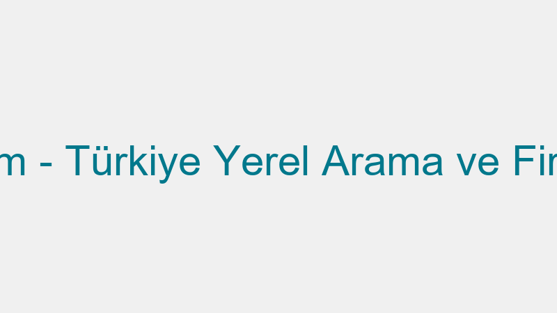 Bulurum.com - Türkiye Yerel Arama ve Firma Rehberi