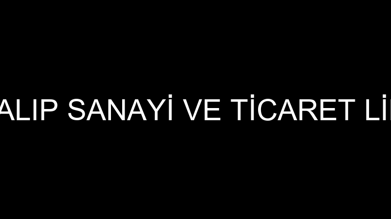 YANMAZLAR KALIP SANAYİ VE TİCARET LİMİTED ŞİRKETİ