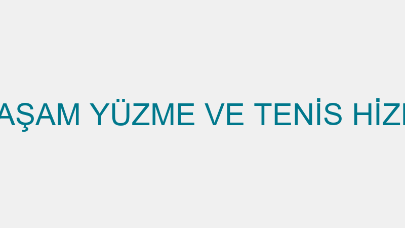 SAKARYA ADA YAŞAM YÜZME VE TENİS HİZMETLERİ TİCARE