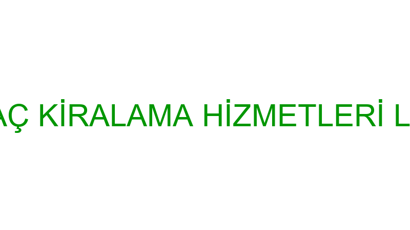 MUBO FİLO ARAÇ KİRALAMA HİZMETLERİ LİMİTED ŞİRKETİ