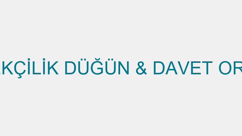 BEYAZ GÜL ÇİÇEKÇİLİK DÜĞÜN & DAVET ORGANİZASYON (M