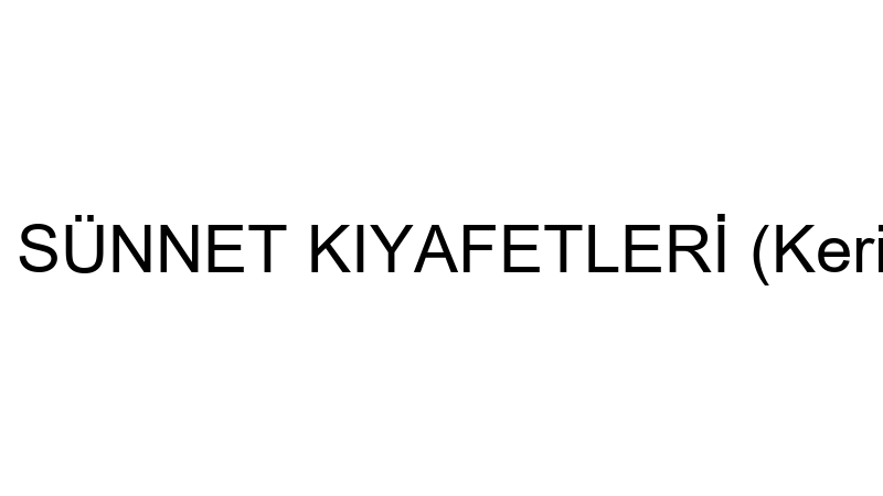 İKİZLER SÜNNET KIYAFETLERİ (Kerim Adalı)
