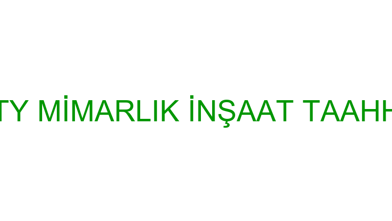 ARTY MİMARLIK İNŞAAT TAAHHÜT