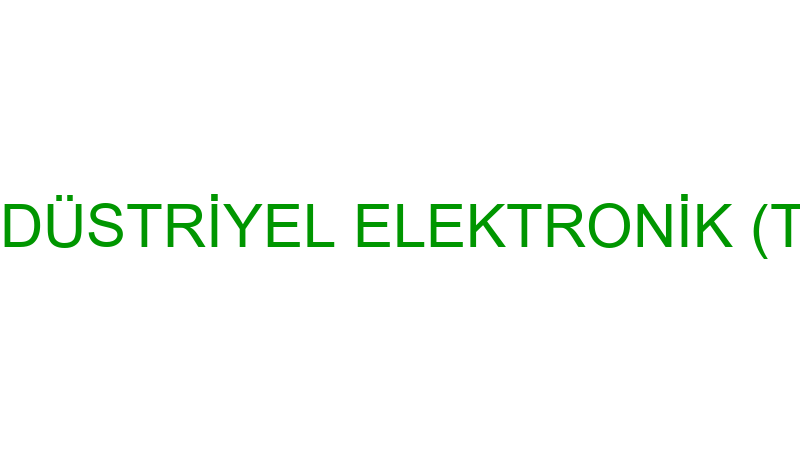 MARBON ENDÜSTRİYEL ELEKTRONİK (Turan Boncuk)