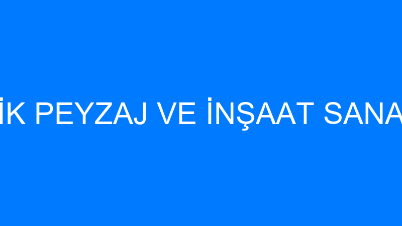İS KAR TEMİZLİK PEYZAJ VE İNŞAAT SANAYİ VE TİCARET