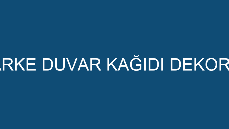 ŞUA PARKE DUVAR KAĞIDI DEKORASYON