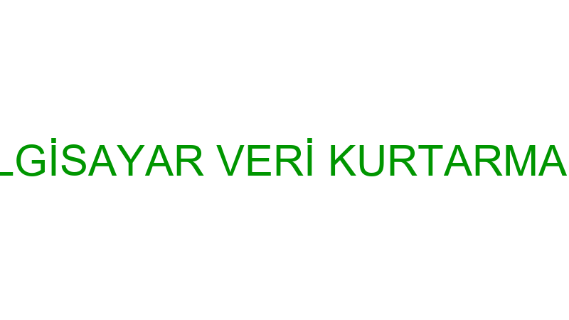 ARKADAŞ BİLGİSAYAR VERİ KURTARMA HİZMETLERİ