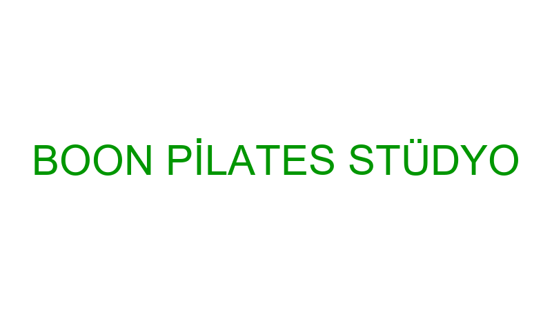 BOON PİLATES STÜDYO