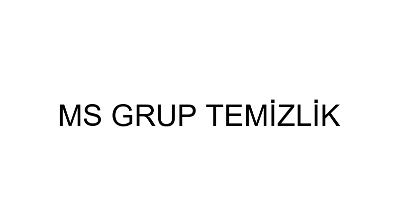 MS GRUP TEMİZLİK