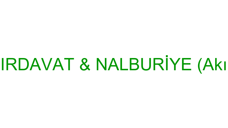 AKIN HIRDAVAT & NALBURİYE (Akın Uğur)