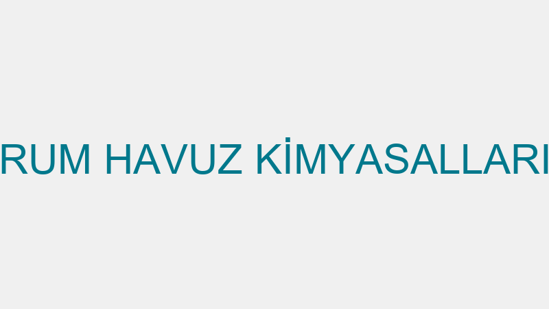 SUPERPOOL BODRUM HAVUZ KİMYASALLARI VE EKİPMANLARI