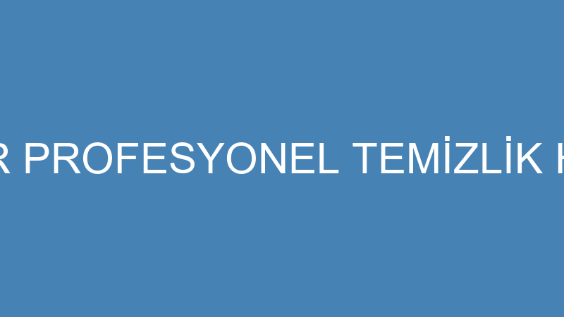 ÇAMLIM YAĞMUR PROFESYONEL TEMİZLİK HALI YIKAMA TEK